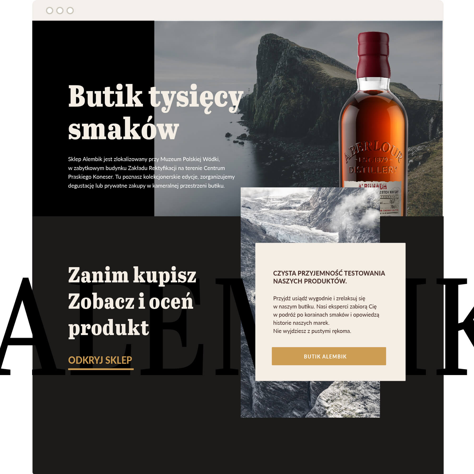 alembik logo info